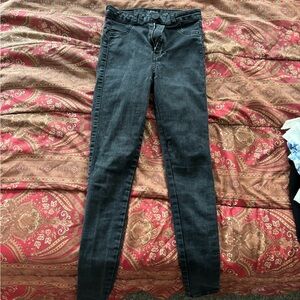 Womens Contour V2 Mid Waisted Fitjeans - Black